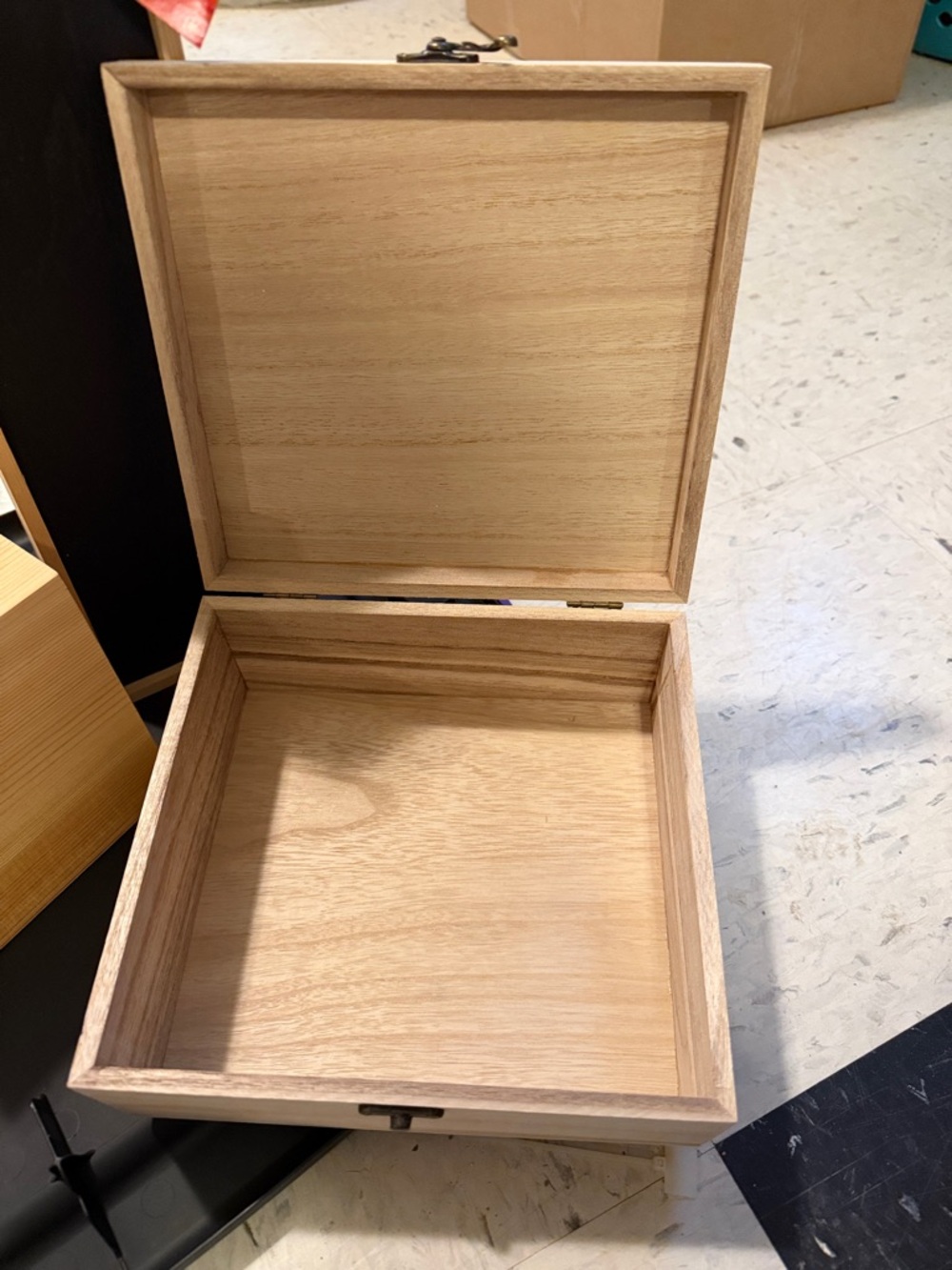 Assorted Natural Wood Decorative Boxes - Multipack - Picture 2 of 15
